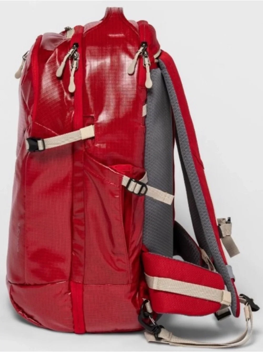 RARE 35L Adventure 20'' Travel Backpack Ripstop Red NWOT‎